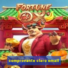 comprovante claro email